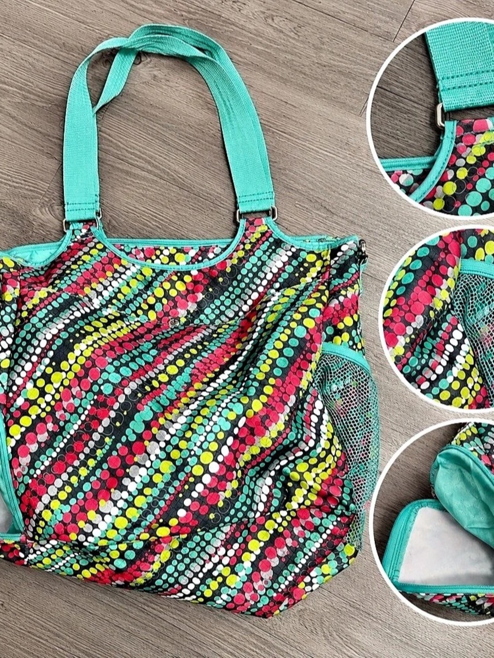 Thirty-One Gifts Zip-Top Organizing Utility Tote